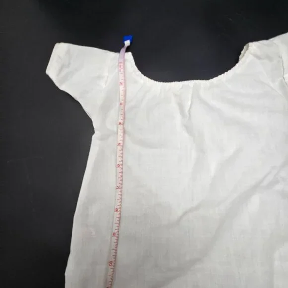 Vintage Pleasant Company Doll White Dress Teddy Bear Tender Heart Slippers CM98 - Picture 11 of 12